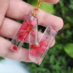 5/25$ Resin Letter N Keychain